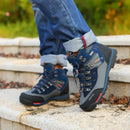 (PAGUE 1 LEVE 2) Bota Masculina Trail em Couro Impermeável + BRINDE