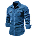 Camisa Masculina Manga Longa Casual