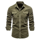 Camisa Masculina Manga Longa Casual